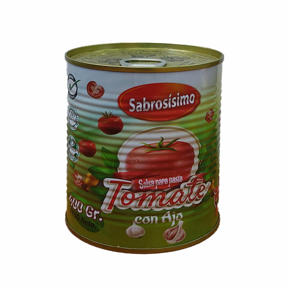 Salsa de Tomate con Ajo para Pastas (Lata 400 g)