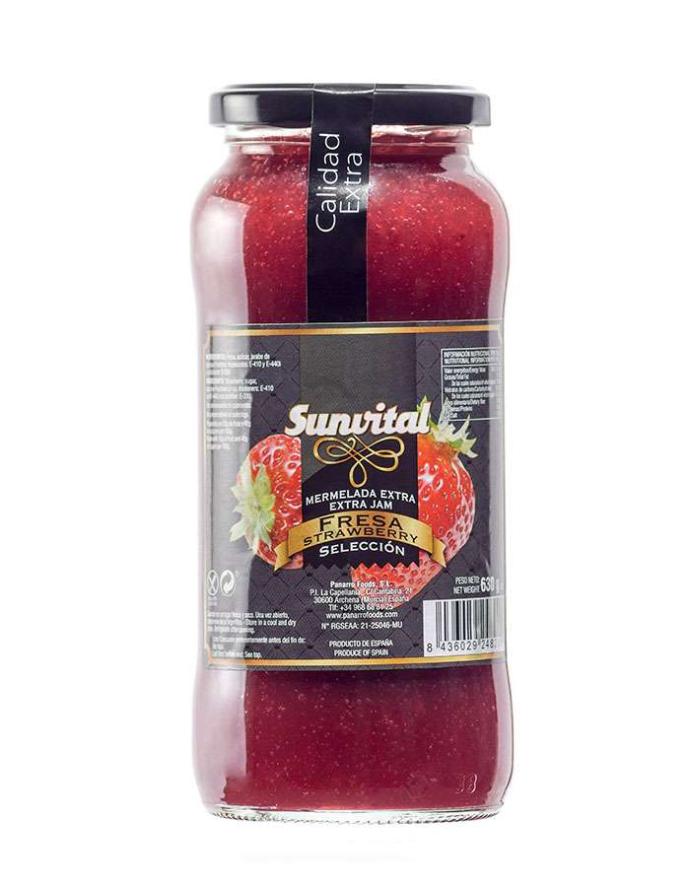 Mermelada de fresa Sunvital frasco 340g