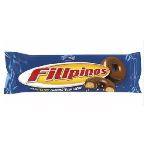 Aros de chocolate con leche filipinos 128g