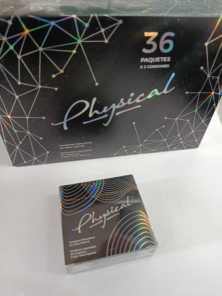 Condones Masculinos latex natural Physical