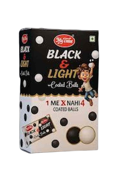 Black & Light Coated Balls
