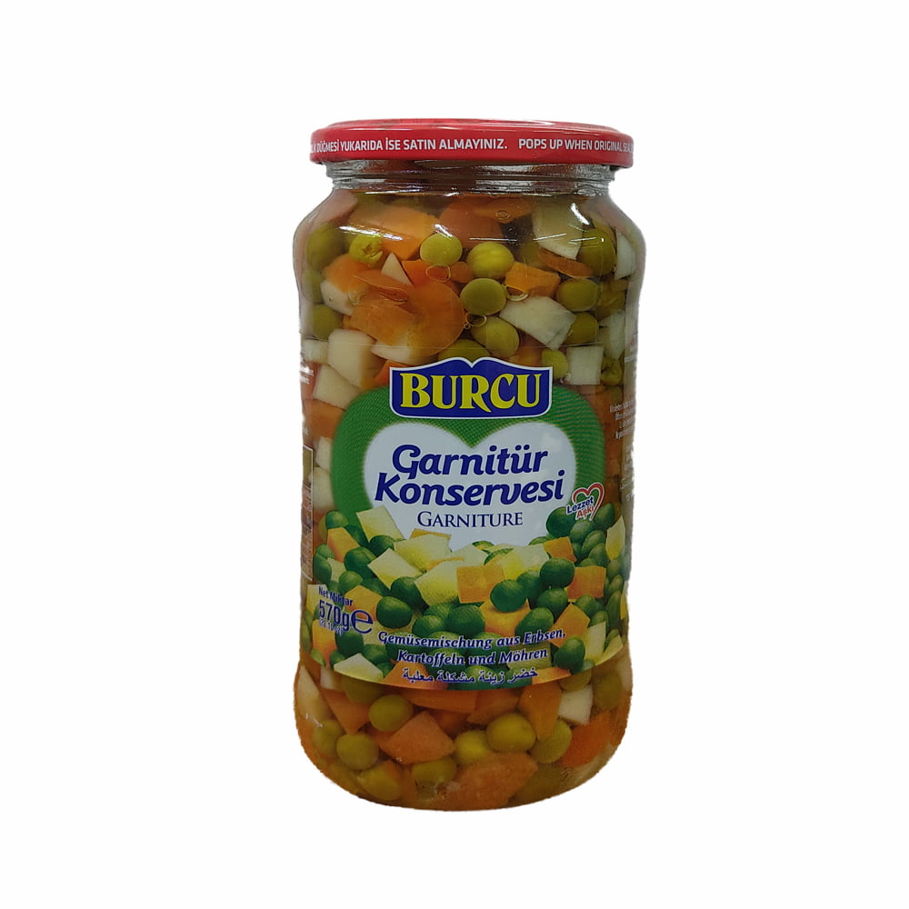 Vegetales en conserva Macedonia Burcu 570g