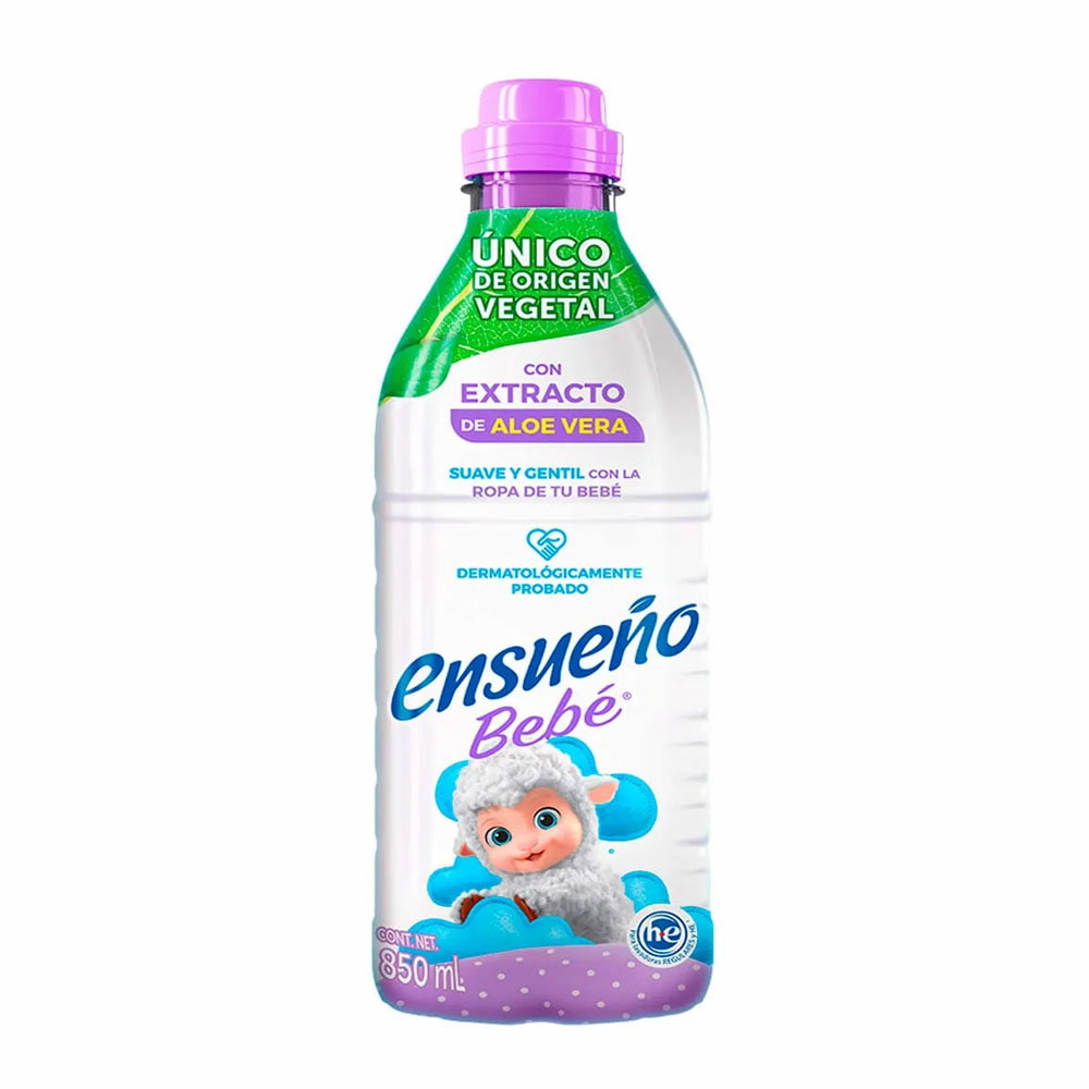 SUAVIZANTE ROPA ENSUEÑO ENJUAGUE BB ALOE VERA 850 ML