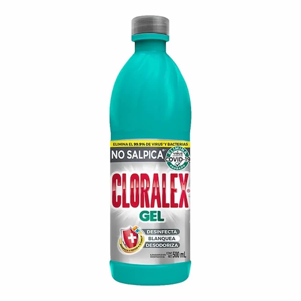 BLANQUEADOR-DESINFECTANTE CLORALEX EL RENDIDOR GEL 500 ML